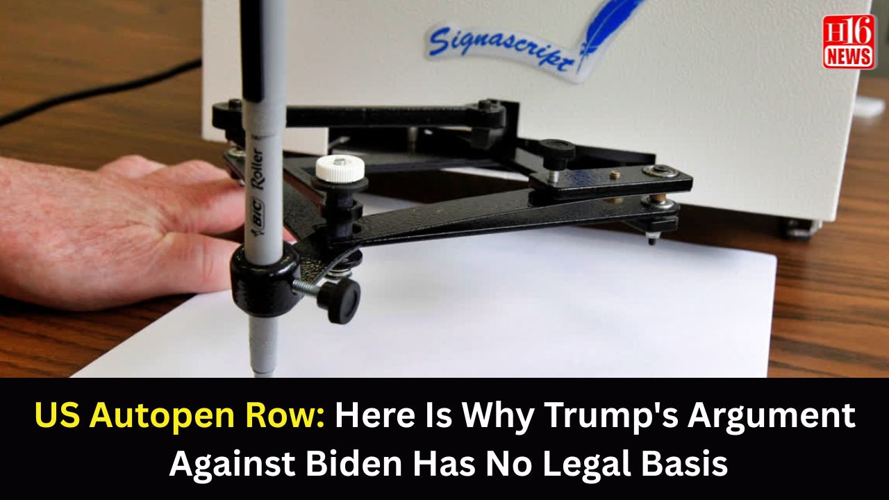 US Autopen Row: Here Is Why Trump's Argument Against Biden Has No Legal Basis
